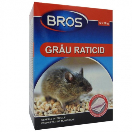 Insecticide - Bros grau raticid 120gr