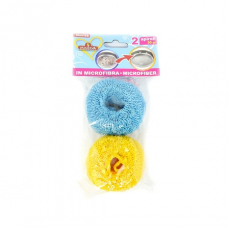 Uz casnic si menaj - Burete spiralat microfibra 355 2buc/set