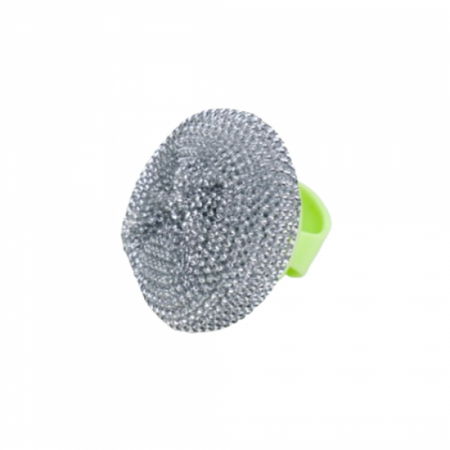 Uz casnic si menaj - Set 4 buc bureti inox de vase cu maner pvc