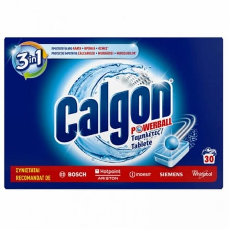 Detergenti si solutii de curatenie - Calgon anticalcar 30buc tablete