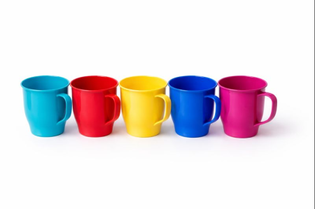 Cana ceai din plastic Sterk, 9 x 9 cm - 40 Buc / Set [1]