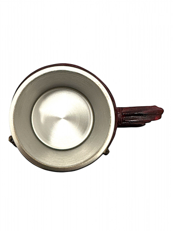 Cana de Bere Cap Craniu Pirat Inox+Rasina, 400 ML [1]