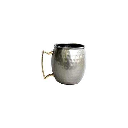 Cană/halbă din inox „Moscow Mule Mug”, cu mâner cu aspect de cupru, 600 ml [1]