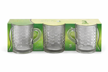 Cani - Cană Joker Fish din sticlă – 3 Buc / Set