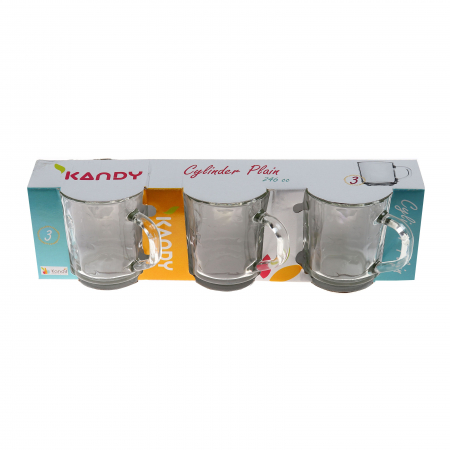 Vase si accesorii bucatarie - Cana kandy bulina/fluture 3pcs