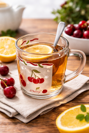 Cană din sticlă King Decor, 250 ml - 6 Buc / Set [1]