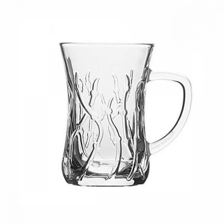 Vase si accesorii bucatarie - Cana sticla design copac 3 Buc / Set