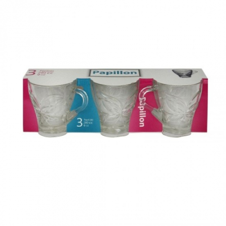 Vase si accesorii bucatarie - Cana papillon capucino 3 pcs