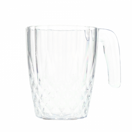 Vase si accesorii bucatarie - Cana plastic cu maner 10cm wei a-14482