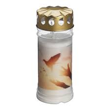 Uz casnic si menaj - Candela bolsius din plastic cu capac bo 5d cap porumbei a