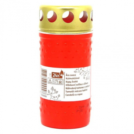 Uz casnic si menaj - Candela bolsius din plastic cu capac bo nr.1 cap 35buc/set