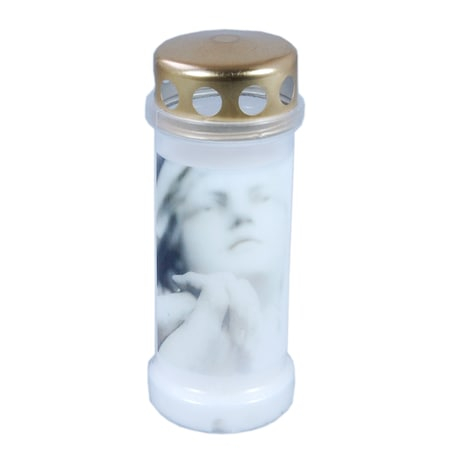 Lumanari - Candela bolsius din plastic cu capac bo nr.6 cap ruga a