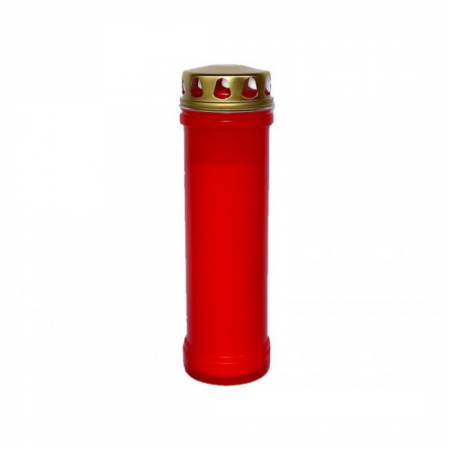 Candela cu capac 60ll rosu 8buc/set [1]