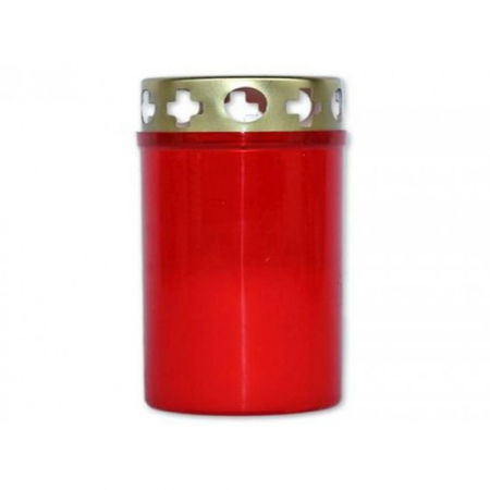 Uz casnic si menaj - Candela cu capac v1-100e rosu 20buc/set
