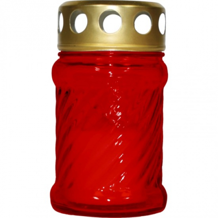 Uz casnic si menaj - Candela din sticla 50-1e (w002-1) rosu 28buc/set