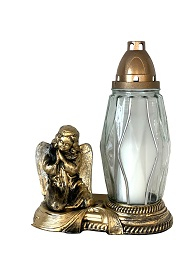 Uz casnic si menaj - Candela din sticla inger 503d-ingb-a