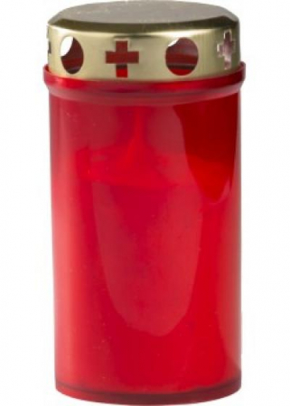 Uz casnic si menaj - Candela plastic cu capac kas 2 8buc/set