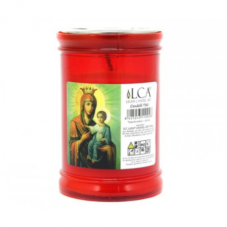 Candela plastic cu capac t30 10buc/set [1]