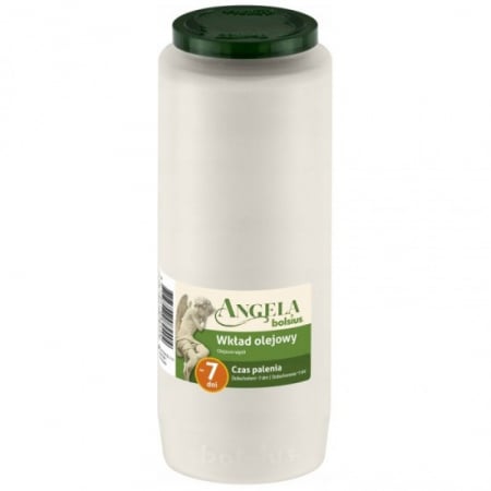 Lumanari - Candela rezerva ulei bolsius angela bo-a nr.12 alb
