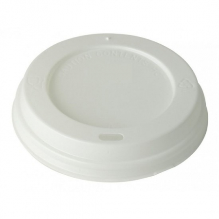 Uz casnic si menaj - Capac plastic alb 8oz 100buc/set