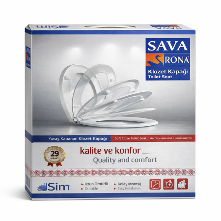 Capac WC Soft Close (Închidere Lentă), Alb [2]