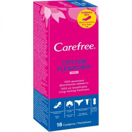 Absorbante - Carefree absorbante zilnice 18buc flexiform