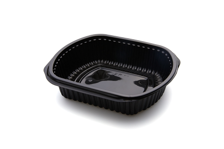 Caserole - Caserola Neagra PP 1000 cc + Capac – Ambalaj Premium pentru Preparatele Tale