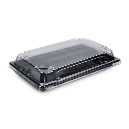 Uz casnic si menaj - Caserolă Sushi cu capac, PET, 216×136×20 mm, 25 g - 100 buc / set
