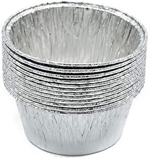 Unica folosinta - Caserole aluminiu 185 briose 10buc/set