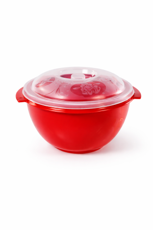 Vase si accesorii bucatarie - Castron din plastic cu capac 2,5 L – Sterk