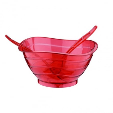 Vase si accesorii bucatarie - Castron salata+tacam asd080