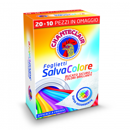 Detergenti rufe - Chante clair servetele captatoare culoare 30buc