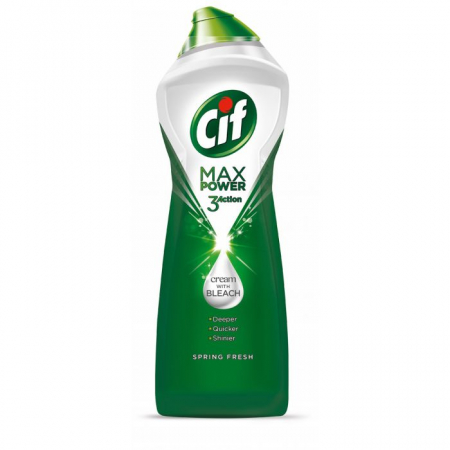 Solutie bucatarie - Cif cream max power solutie universala 1001ml spring fresh