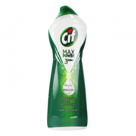 Detergenti si solutii de curatenie - Cif cream solutie universala 750ml max power spring fresh