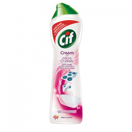 Detergenti si solutii de curatenie - Cif cream solutie universala 750ml pink