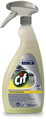 Detergenti si solutii de curatenie - Cif profesional degresant puternic pompa 750ml