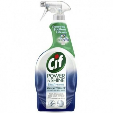 Detergenti si solutii de curatenie - Cif solutie baie 700ml power shine