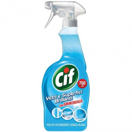 Detergenti si solutii de curatenie - Cif solutie geam spray 750ml amoniac