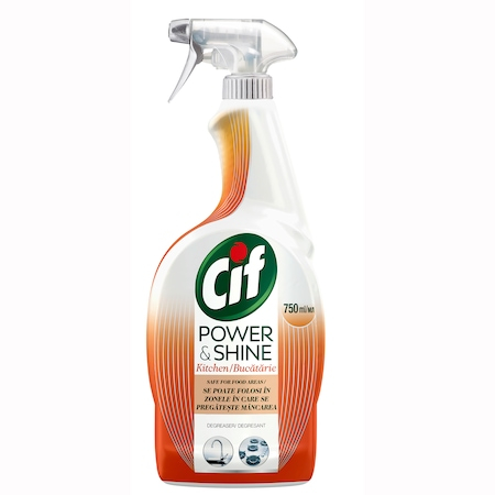 Detergenti si solutii de curatenie - Cif solutie power shine 700ml bucatarie