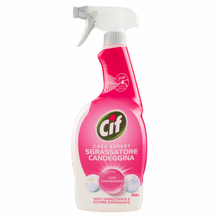 Detergenti si solutii de curatenie - Cif solutie spray suprafete 650ml cu clor