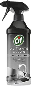 Detergenti si solutii de curatenie - Cif spray ultimate clean 435ml inox&vitro