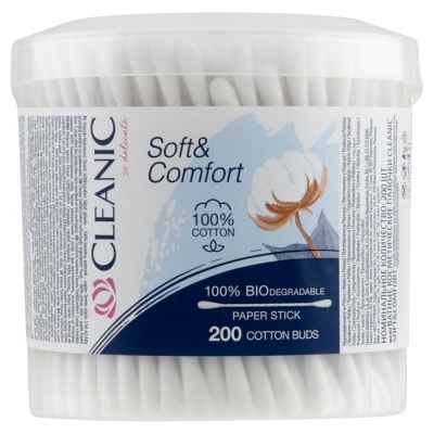 Ingrijirea corpului - Cleanic betisoare urechi 100buc soft comfort