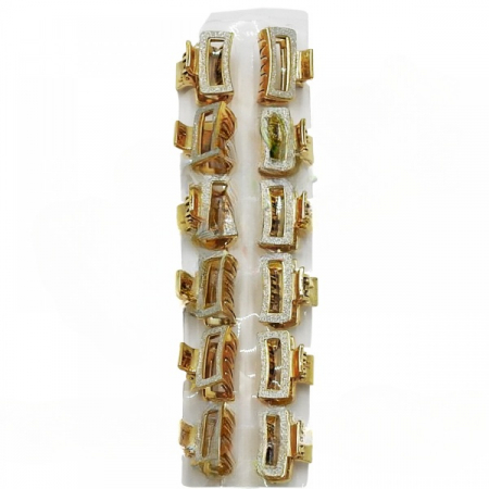 Cosmetice diverse - Clesti par silicon tigrati 12buc/set 15-68/24-13