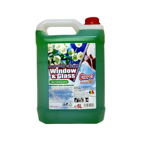 Detergenti si solutii de curatenie - Cloret detergent geam 5l lacramioara