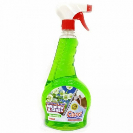 Solutie geam - Cloret detergent geam 750ml lacramioare
