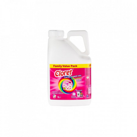 Detergent rufe lichid - Cloret detergent rufe 5l 3in1 color 142 spalari