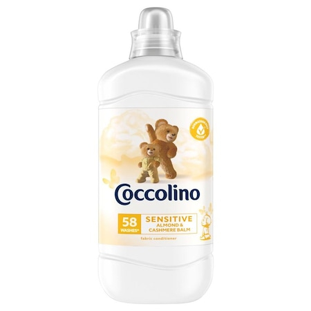 Detergenti rufe - Coccolino balsam rufe 1.45l sensitive almond&cashmere 58 spalari