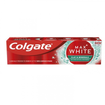 Ingrijirea corpului - Colgate pasta dinti 75ml max white one clay minerals