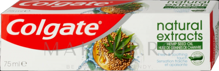 Ingrijirea corpului - Colgate pasta dinti 75ml natural extracts hemp seed oil