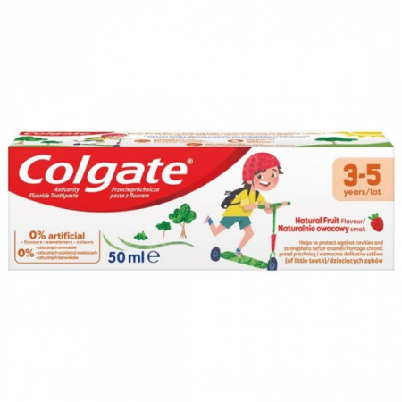 Ingrijirea corpului - Colgate pasta dinti copii 50ml natural fruit 3-5 ani